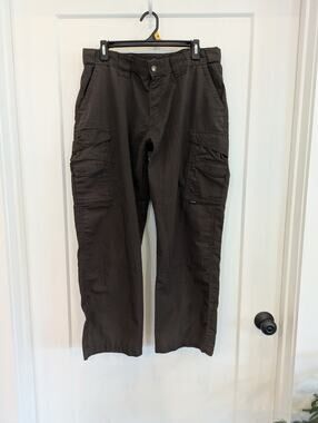 Tru-Spec Pants Womens 16 Brown Cargo Utility Pockets Ripstop Reinforced Knees